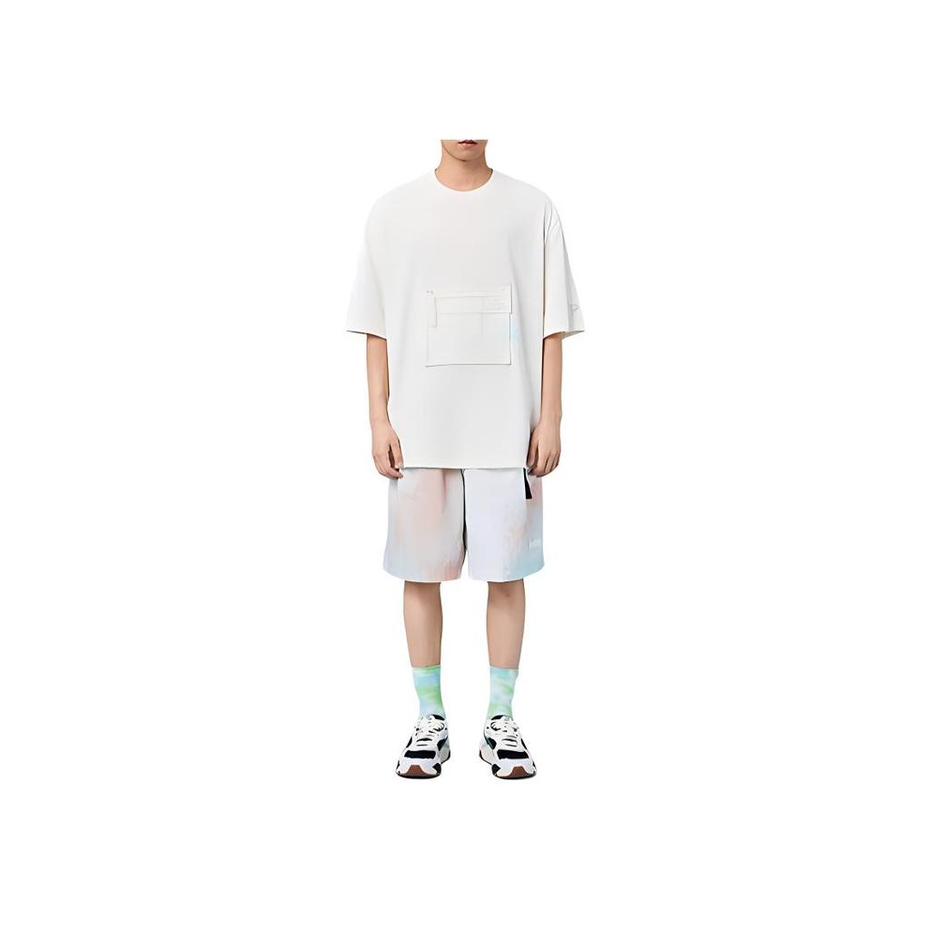 Puma X Pop Mart Collaboration Fashion Skin-Friendly Comfortable Mid-Waist Five-Point Casual Shorts Men Shorts White 534818-99