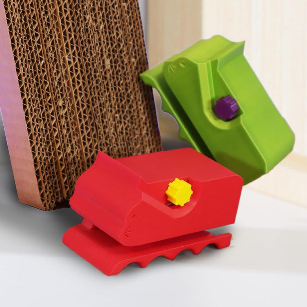 Ferramenta em Forma de Gatinho Impressa em 3D Dispositivo de Corte de Papelão Cortador de Papelão Manual DIY para Arranhadores de Gato Cortador de Tiras de Papelão
