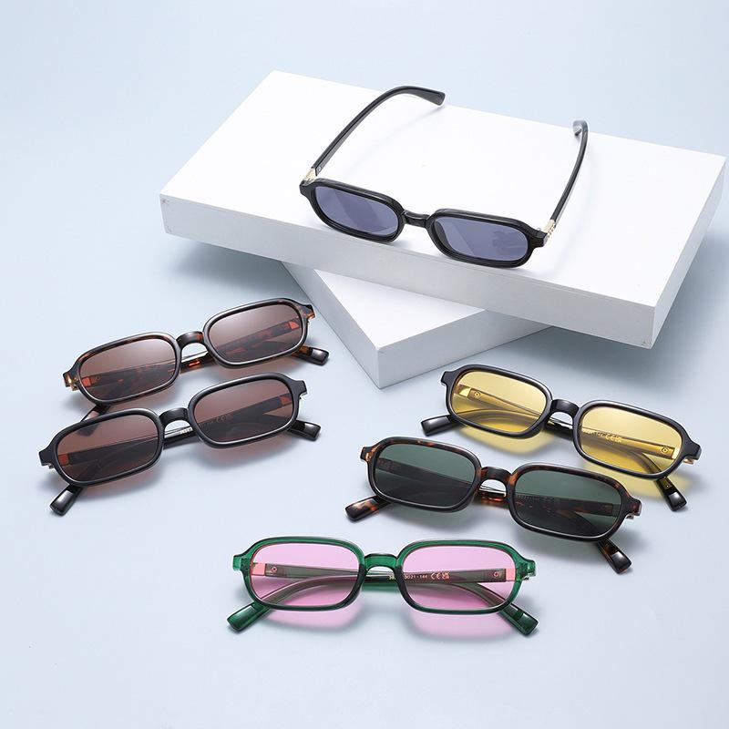 Tiktok Small Square Sunglasses - European & American Fashion, UV Protection, Cross-Border Style.