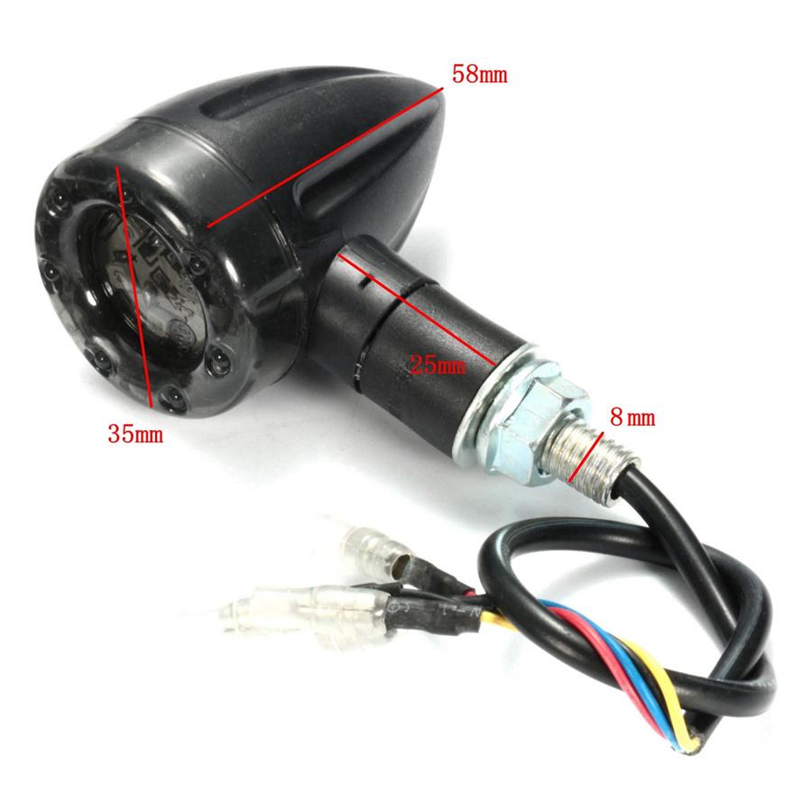 4x LED Turn Signals Light for Honda Shadow VT ACE Aero Spirit VLX 600 750 1100