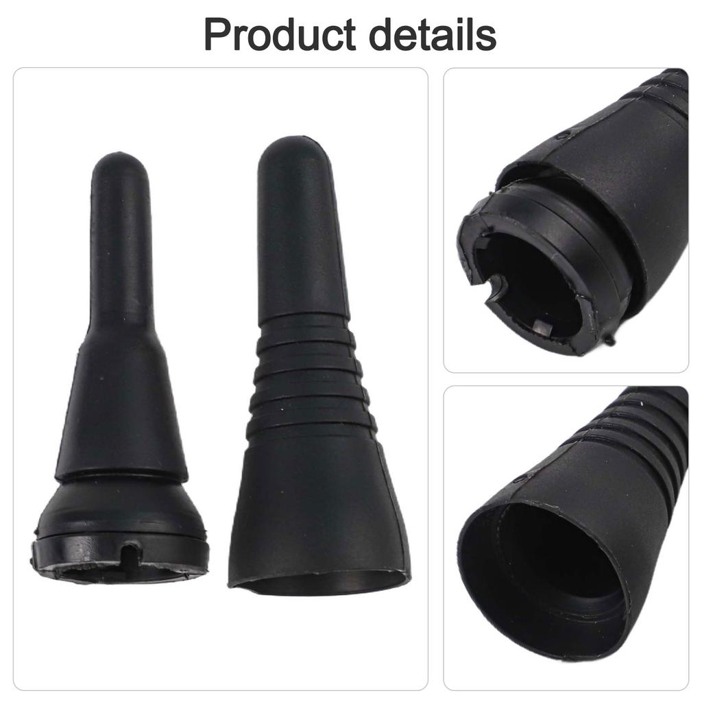 Roof Antenna Rubber Sleeve Kit ABS Black OEM 2108202175 For Mercedes C-Class W202 1993-2000 E-Class W210 1995-2003