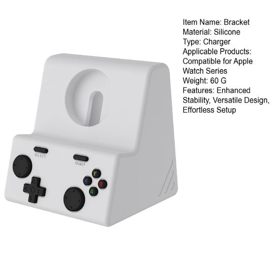 Silikon Ladeständer Halter für Apple Watch Serie Dock Ladekabel Halter