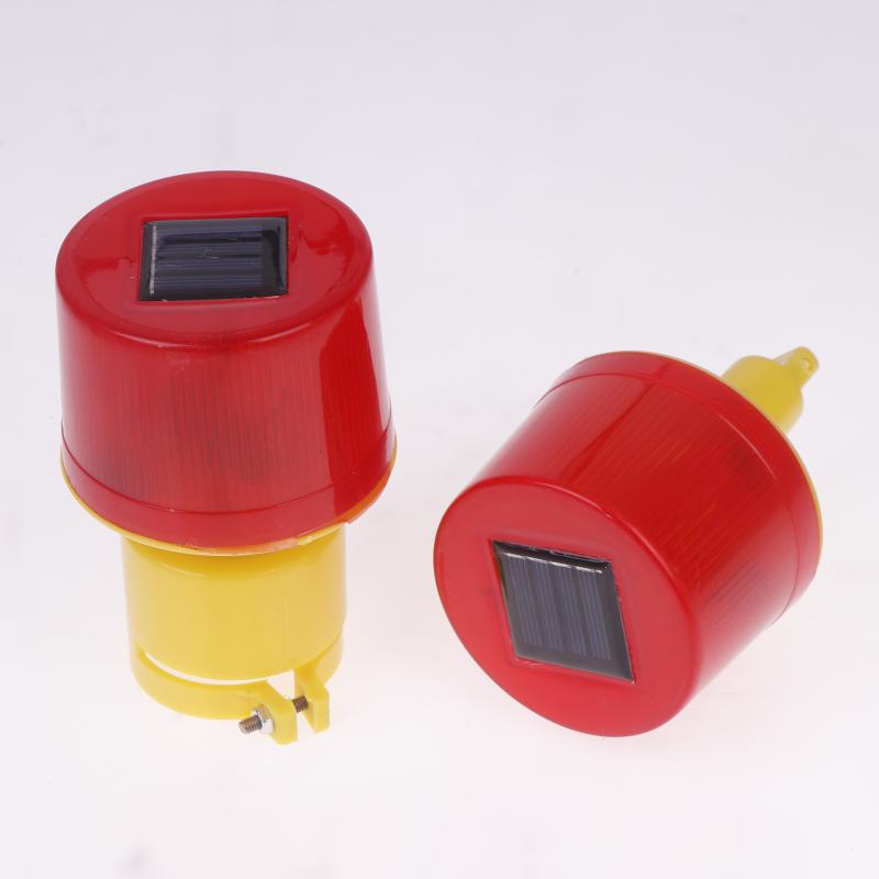 1 Pezzo Torre Faro Traffico Solare Gru Faro di Avvertimento Solare LED Luce di Emergenza Lampadina LED Lampada Cantiere Porto Strada Lampada di Allarme