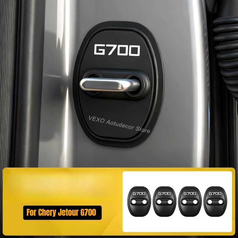 For Chery Jetour G700 2025 2026 Door Lock Cover Stopper Silicone Electric Vehicle Car Lock Protective Shock Absorber Accessories