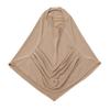 Lightweight Instant Hijab Breathable Full Neck Cover Turban Modest Fashion Sports Headscarf  Women