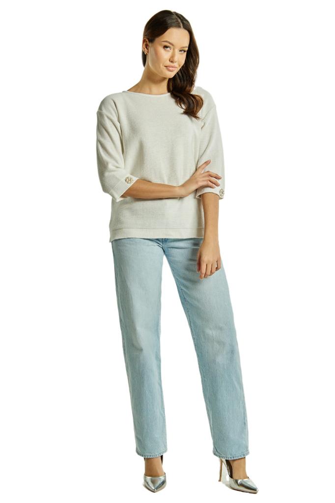 Kalina Women' Blouse, White, Size ""