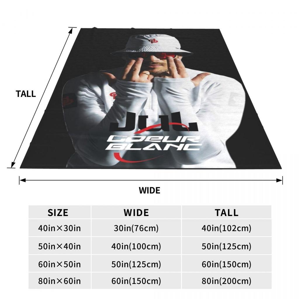 JUL Rapper Blanket Music Album Travel Flannel Throw Blanket Super Soft Couch Chair Sofa Bed Custom Bedspread Birthday Present
