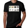 The National - Watercolour Discography T-Shirt Minimal Art Print T-Shirt