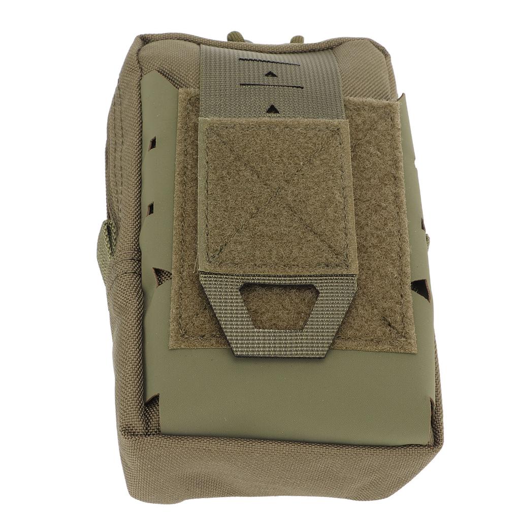 Molle Beutel Tasche Militärisch Outdoor Weste Pack Tasche Handyhülle Jagd EDC Werkzeugtasche für Wandern Angeln Grün