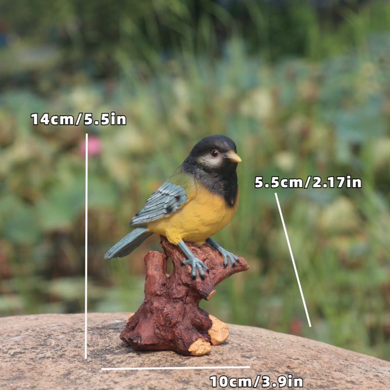 Charming Resin Bird Figurines for Home and Garden Decor