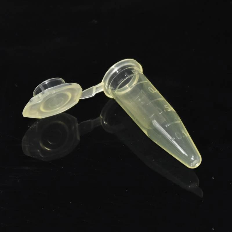 50PCS 1.5ML With Scale Lab centrifugal tubes with pointed bottom and cap Centrifuge Tubes Vial