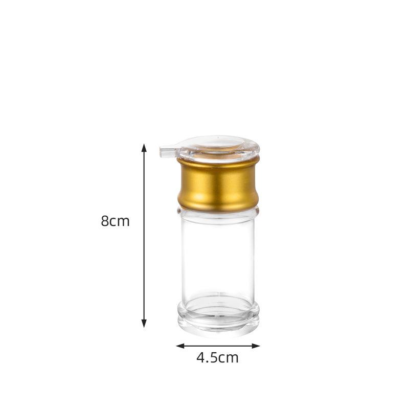 Clear Acrylic Seasoning Oil Bottle Portable Plastic Spice Jar Salt Shaker BBQ Pepper Dispenser Soy Vinegar Cruet Kitchen Tools