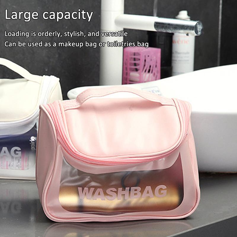 1Pc New Ins Style Multifunctional Cosmetic Bag For Women Wash Bag Portable Waterproof Swimming Bag Home Travel Storage Bag Case