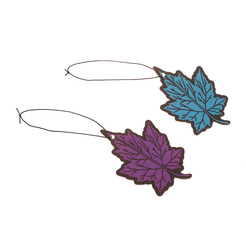 1Pcs Car Air Freshener Natural Scented Tea Paper Cone Hanging Ocean Lemon Perfume Fragrance Leaf Shape Car Accessories