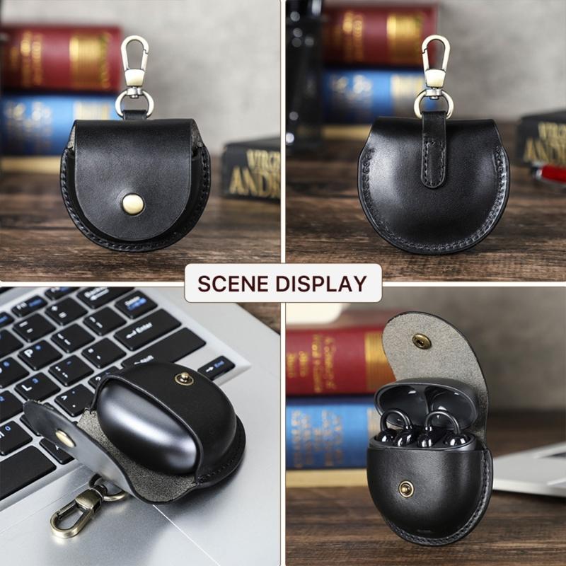 Wireless Earbuds Housing Earphone Leather Cover Ear Clip Case for FreeClip Scratchrpoof Flexible Skin Housing