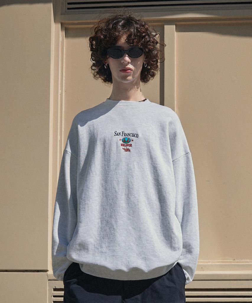 Peullukeu San Francisco Sweatshirt Ash Grey Fmt3074