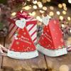 10pcs Exquisite Christmas Gift Candy Boxes Cute Storage Box Xmas Eve Packaging Bag  Holiday