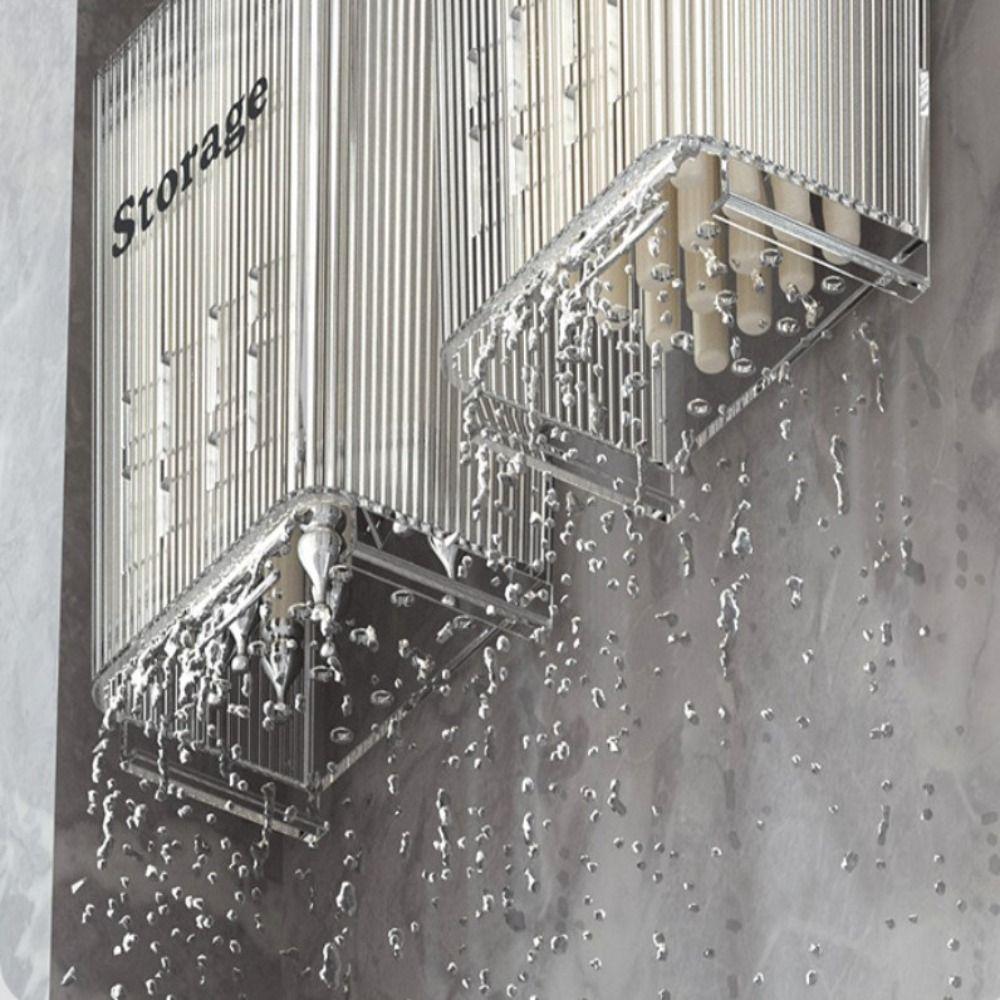 Wall-mounted Kitchen Draining Rack Plastic Chopstick Storage Box High Quality Chopstick Cage