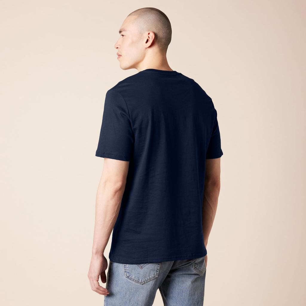 Regular Short M [Amazon Essentials] 2-Piece T-Shirt, V-Neck, Fit, Sleeve, Men's, Navy,