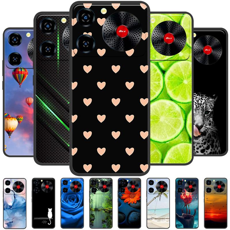 Per ZTE Nubia Custodia Musica Antiurto TPU Silicone Nero Paraurti Cover Per ZTE Nubia Custodie Telefono Musica Carina Cover Posteriore Fundas Capa