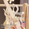 Multi-Clip Socks and Underwear Drying Rack for Balcony or Wardrobe Use