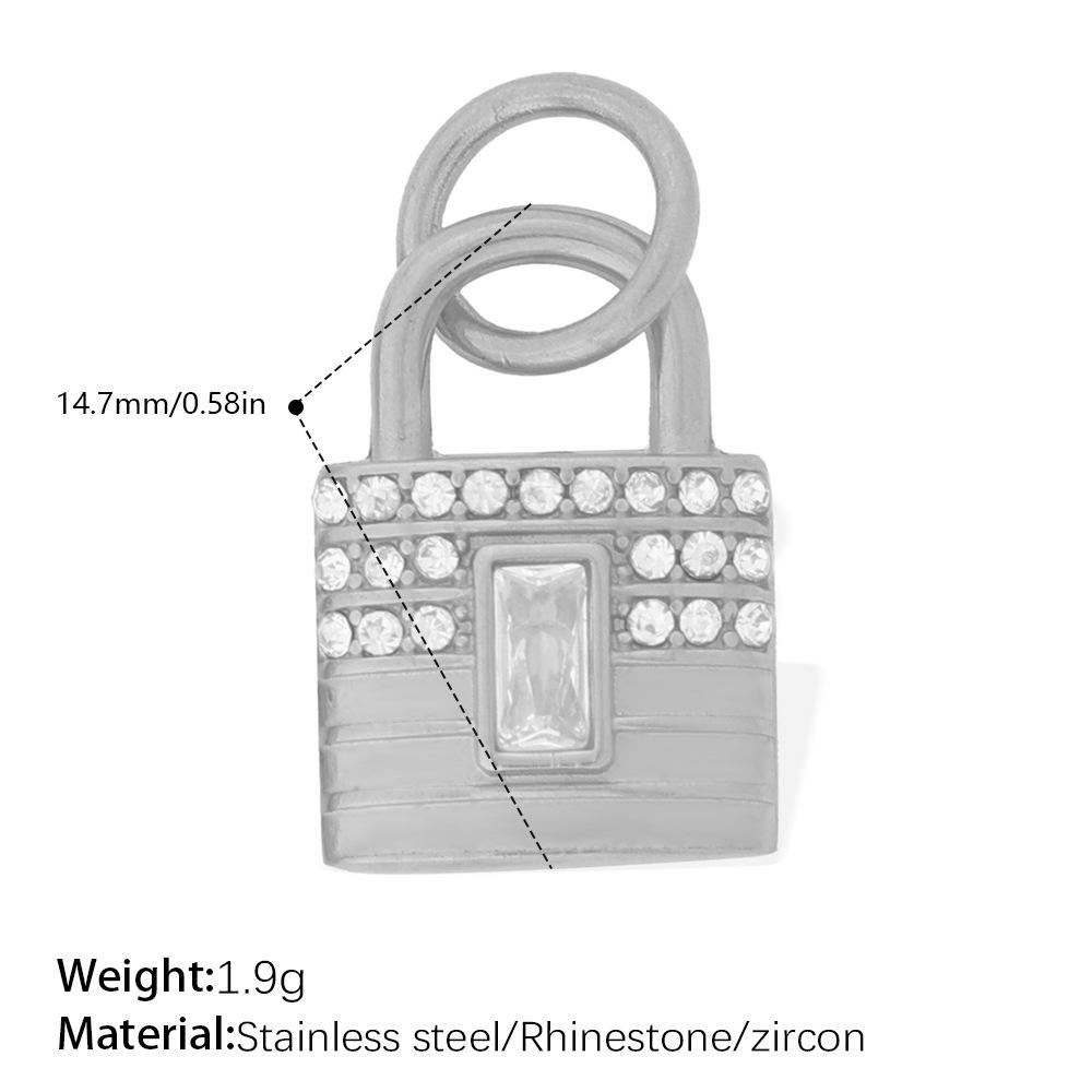 Luxurious Rhinestone Lock Pendant for Women – Unique and Versatile Jewelry Accessory