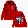 Ado World Tour Hibana Zipper Hoodie Men Women Fashion Japanese Style Zip Up Jacket Unisex Casual Fleece Zip Up Sweatshirt