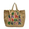 New Large-capacity Commuter Tote Bag Women's Color Letter Shoulder Bag Versatile Underarm Bag
