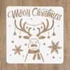 Christmas Painting Stencils Embossing Paper Card Scrapbooking Stamp Album Decoration New Year DIY Wall Window Decor Kids Gifts