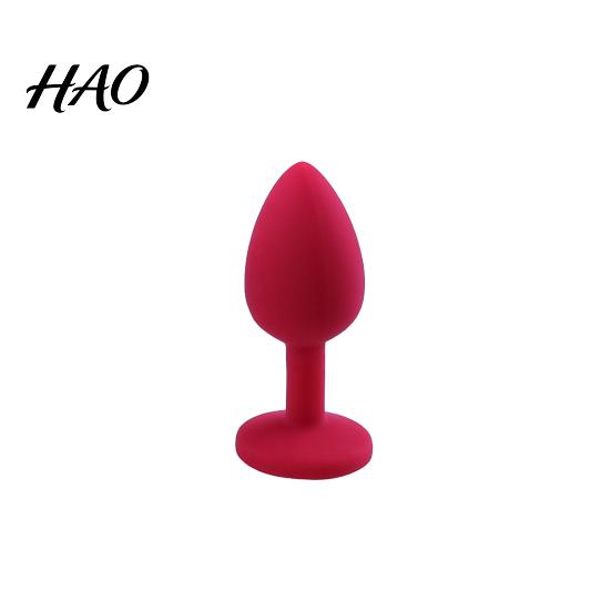 Butt Plug Anal Waterproof Rhinestone Design 3 Colors Sex Toy for Couples