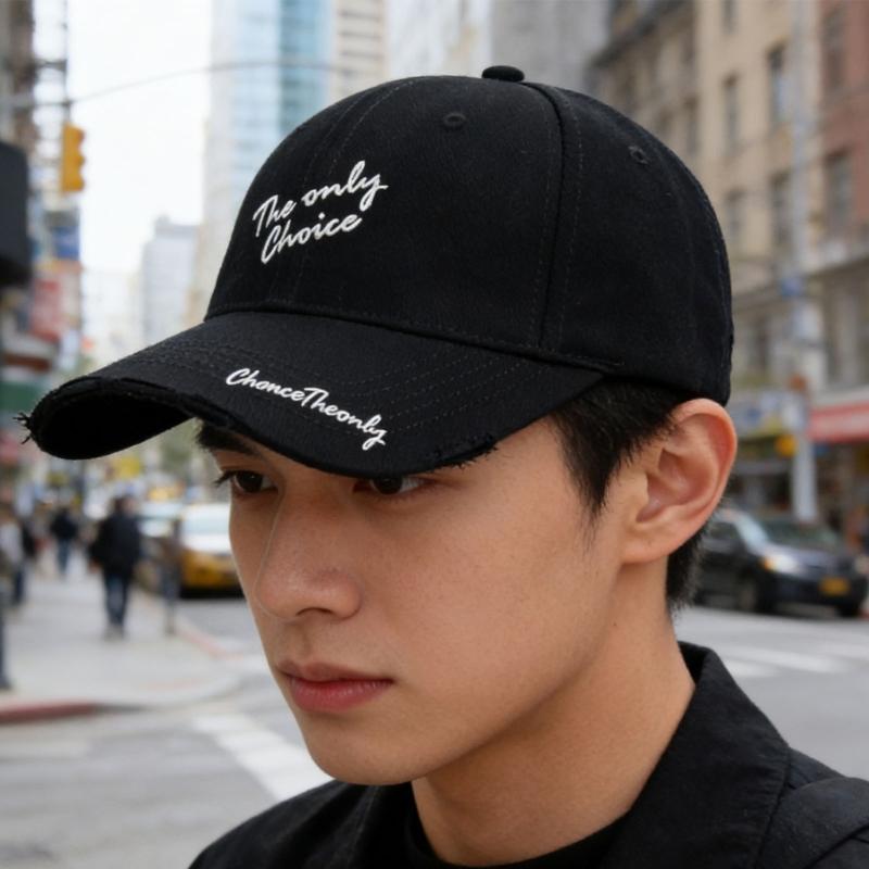 Adjustable Cotton Baseball Cap With Embroidery Letter Design For Men And Women Sun Protections Outdoor Activity