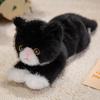 Lifelike Cat Cuddly Buddies Plush Soft Lying Prone Kitten Buddy Sweet Toddlers Friend Pretty Room Adornment Natal Day Present