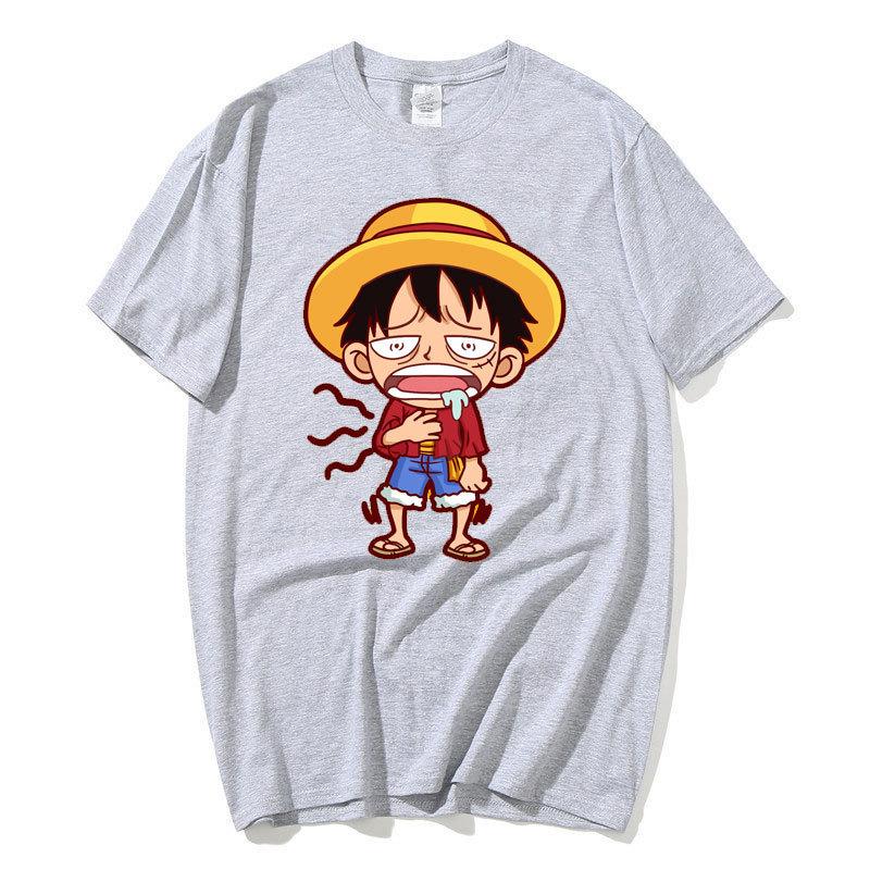 Japanese Anime ONE PIECE Luffy Unisexga Graphic T Shirt Cute Funny Printed Summer Tshirt Unisex Casual Cotton Oversized T-shirts Streetwear Tops
