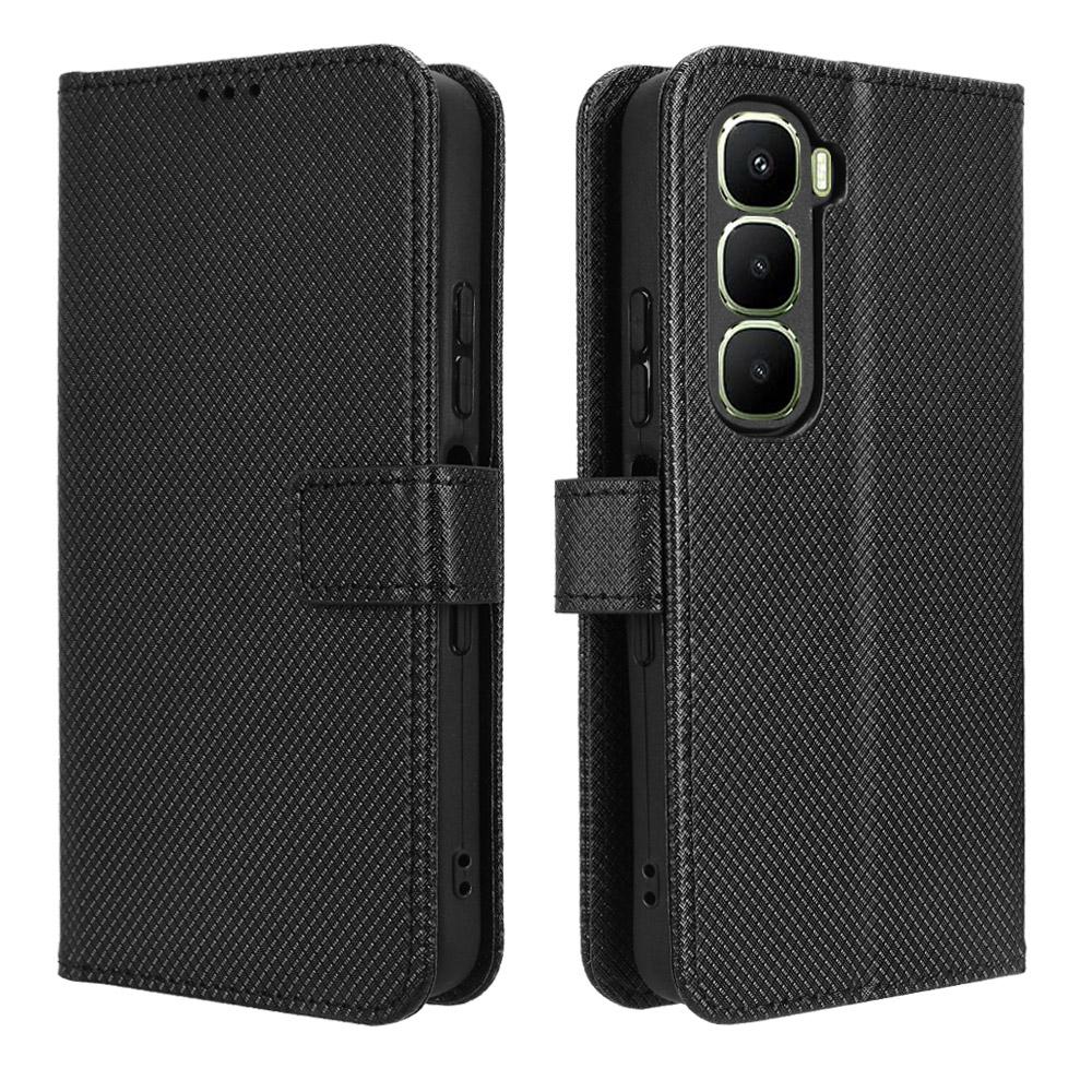 Flip Cases for Infinix Hot 60i 4G PU Leather Full-Body Protection Shockproof Durable Retro Phone Case