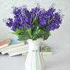 3Pcs/set Artificial Lavender Bouquet, Silk Hyacinth Faux Flowers for Home Office Wedding Decoration,Purple