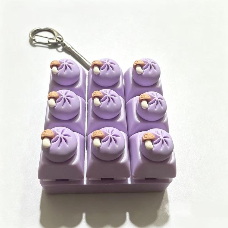 9 Key Keyboard Fidget Toy Anti Stress Decompression Sensory Toy Portable for Adults Travel Anxiety Relief