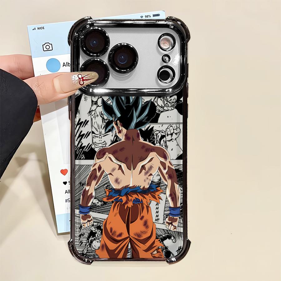 Case for iPhone 13 12 11 Pro Max 16e 16 15 14 Plus 17 Air Soft Cover Dragons Balls