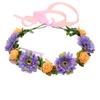 Fascia Floreale da Ninfa del Bosco - Accessorio per Capelli a Corona di Fiori da Spiaggia Stile Coreano