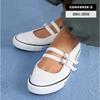Women S Slip On Mule SlipperS canvaS ShoeS White A11552c
