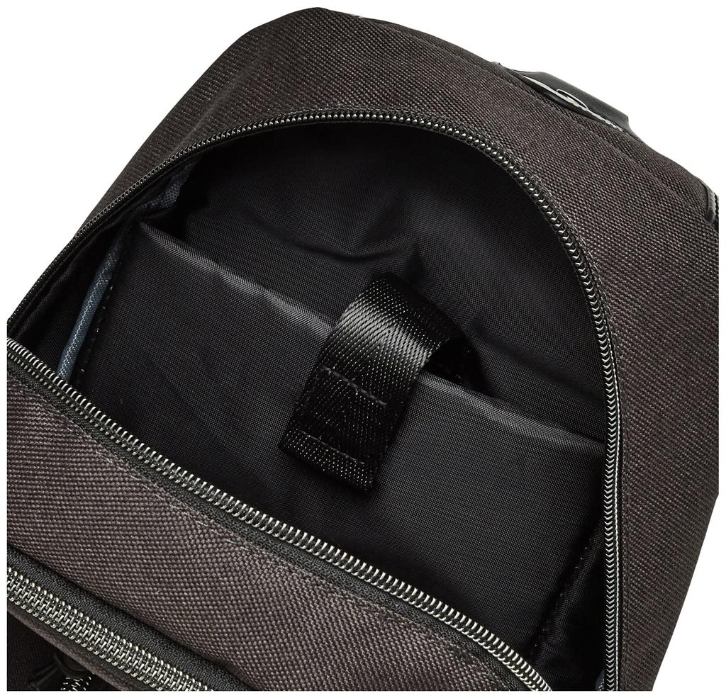 ACROMASTER Large Crossbody Shoulder Bag with Antibacterial Interior AM-082 (Black) - Capacity, Lightweight,