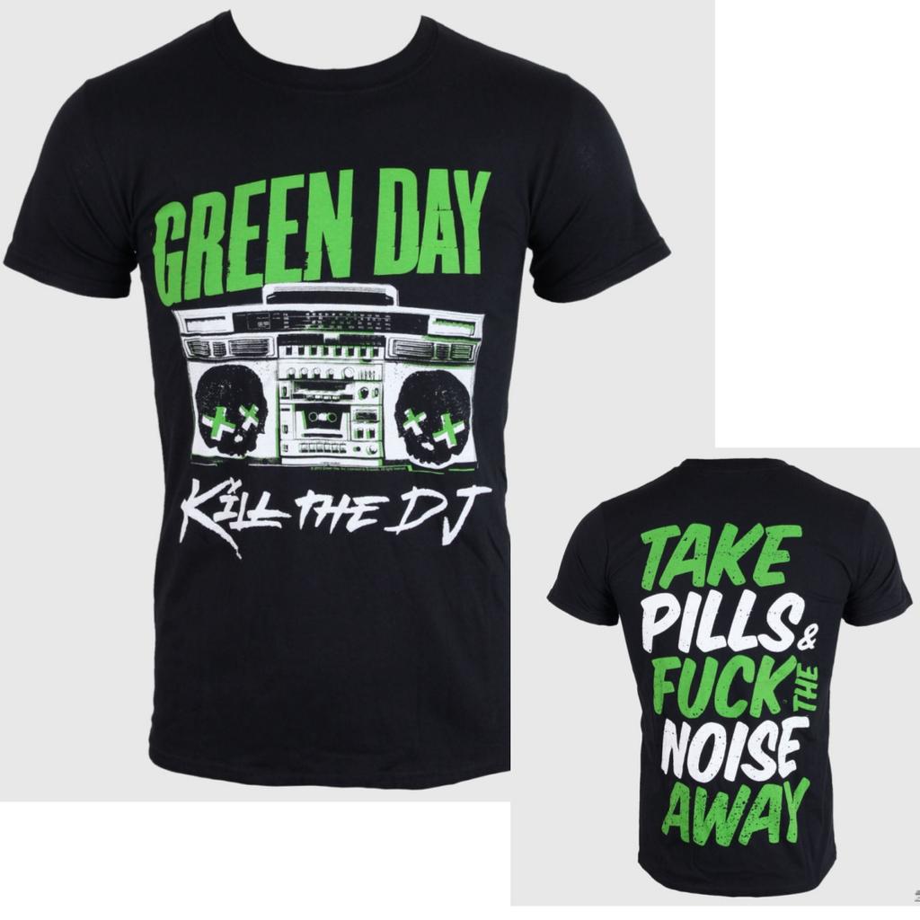 Retro Summer Green Day Graphic Cotton Band Tshirt Unisex Summer Short Sleeve Fashion Brand Tee Luxury Casual Vintage Tees