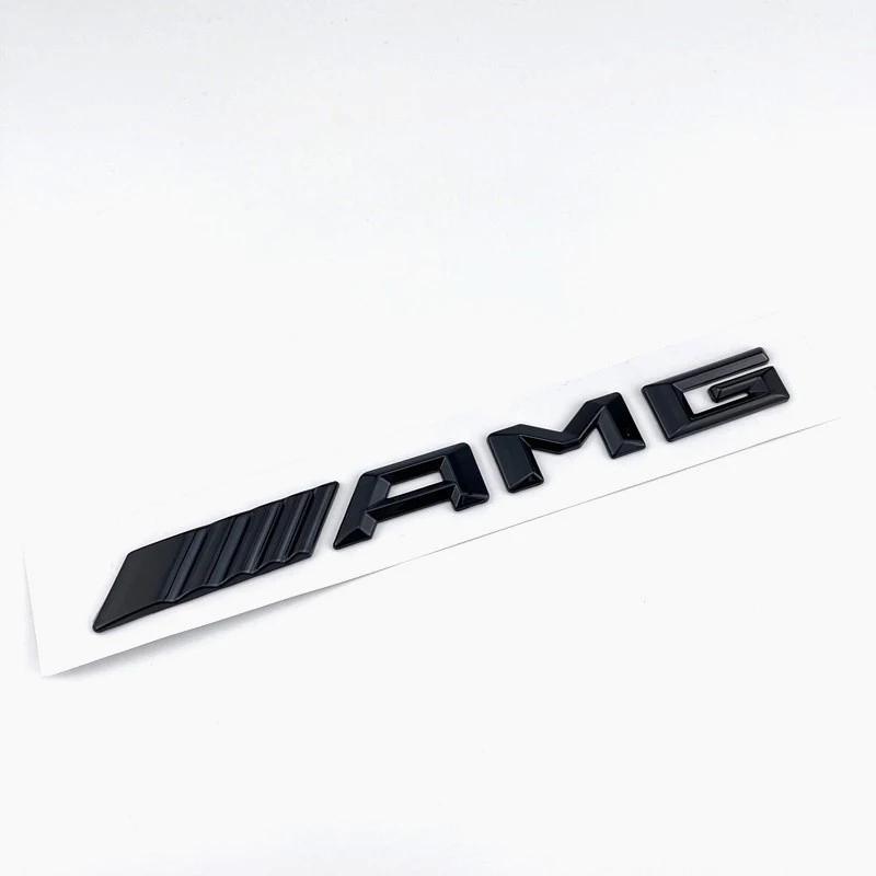 GLC GLB 3d ABS Black Logo AMG Emblem Letters Car Trunk Badge For Mercedes Benz W204 W205 W176 W177 W212 W213 AMG Sticker Access