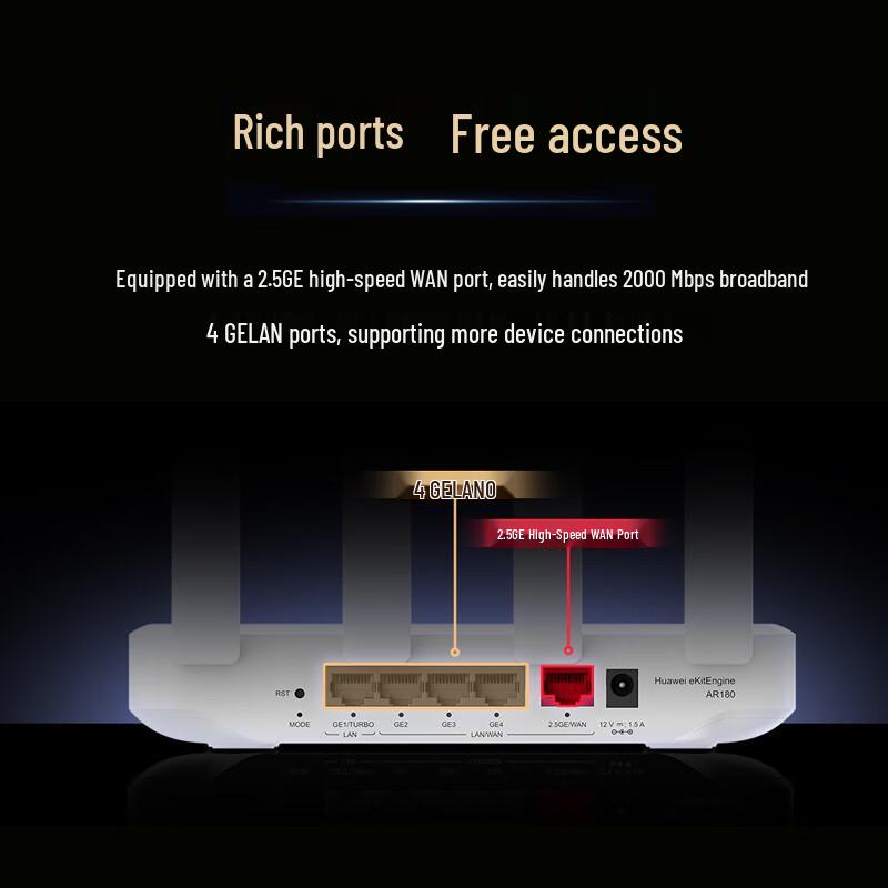 Huawei Kunling AR180 BE3600 Enterprise WiFi 7 Wireless Router (CN version)