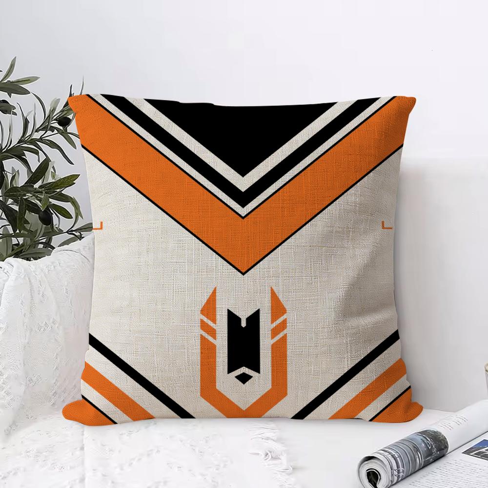 Game CCS Team Cushion Cover Eco Linen Pillow Case DoubleSided Print Breathable Durable Hidden Zipper Home Decor Gift