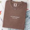 Embroidered Overstimulated Moms Club Comfort Colors Tee | Funny Mom Shirt | Mother's Day Gift for Her