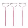 Heart-Shaped Anti-Fog Eyelash Extension Mirror - Stainless Steel, Anti-Curl Design