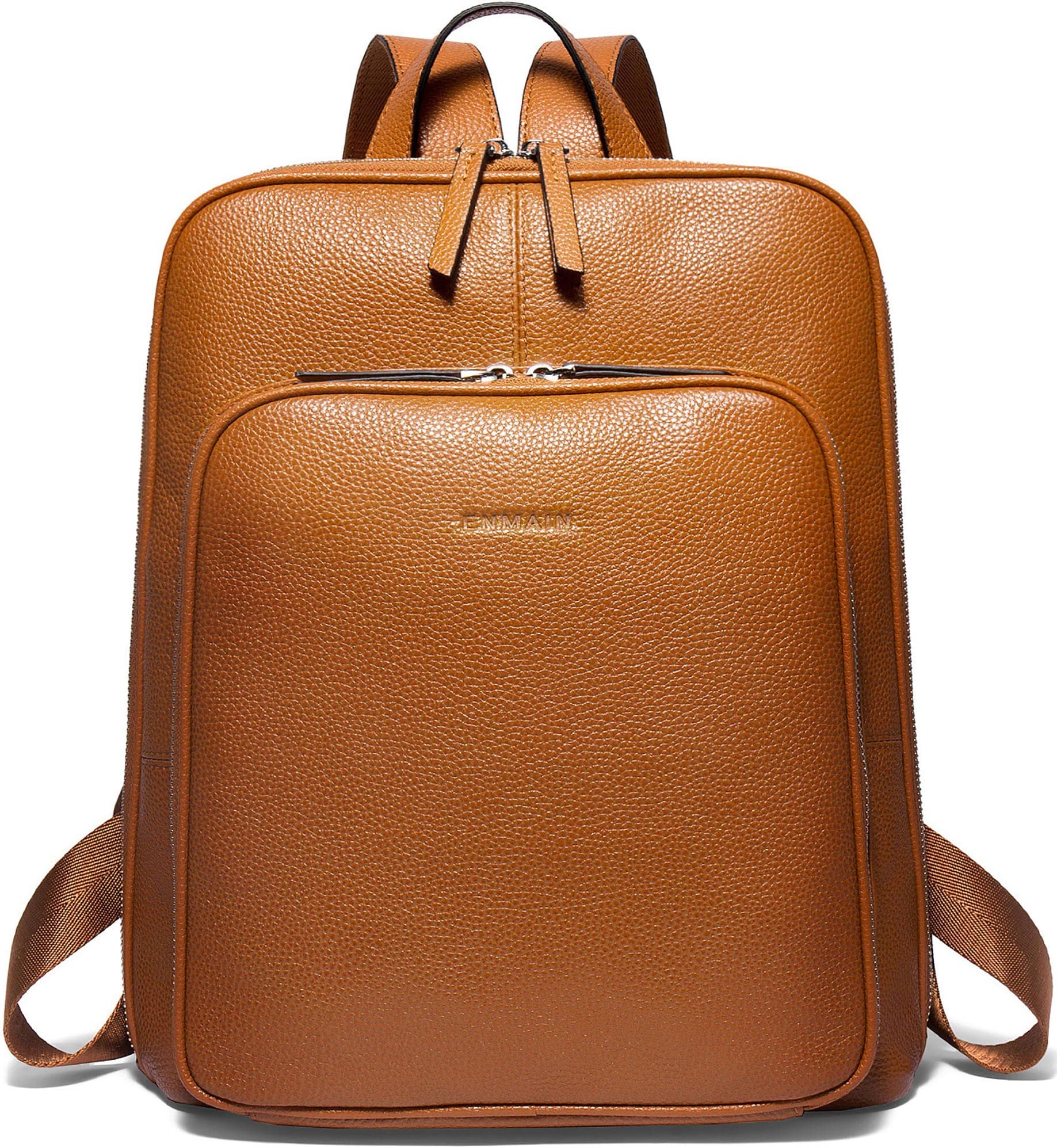 

Business Genuine Backpack for Large For Commuting to Brown ALB06Z [Enmain] Women s Backpack, Leather, 3-Way Women, Shoulder, Lightweight, Capacity,