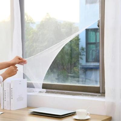DIY Flipper Zero Zuschnittfreies Moskitonetz für Fenster Ecoflow Netzvorhänge Selbstklebende Vorhangschattierungen Gitter Heimtextil Garten