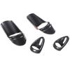 For Nissan 350Z 2003-2006 ABS Carbon Fiber Inner Door Bowl Handle Decorative Frame Stickers Automotive Interior Accessories