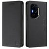 Luxury Anti-thef Wallet Flip Cover Phone Case For Honor 300 Ultra 200 Pro 90 Smart Lite 5G Leather Cases Magnet Solid Color Capa